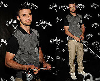 Photos of Justin Timberlake at the Launch of Callaway Golf's new club in NYC
