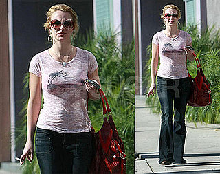 Photos of Britney Spears Smoking a Cigarette in LA