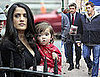 Photos of Salma Hayek and Valentina On The Set of 30 Rock in New York