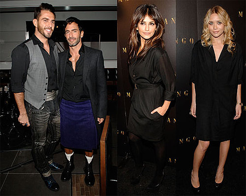 Photos of Ashley Olsen, Monica Cruz, Solange Knowles, Marc Jacobs at Mango Relaunch
