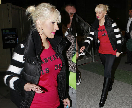 Christina in Red and Black