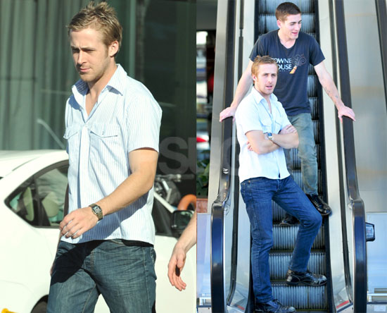 Ryan Gosling Out to Lunch With Friend