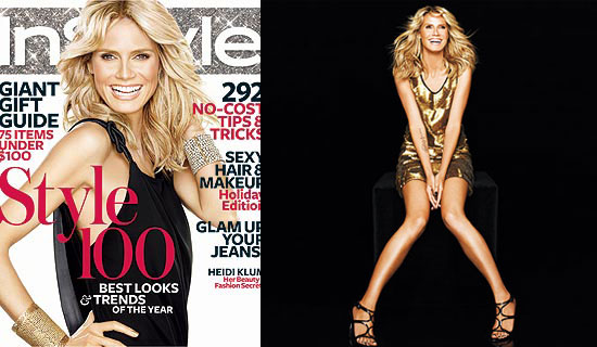 Heidi Klum on the Cover of InStyle