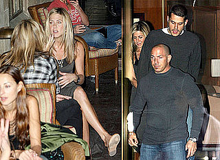 Jennifer Aniston and John Mayer at Sunset Towers With Nicole Richie and Joel Madden