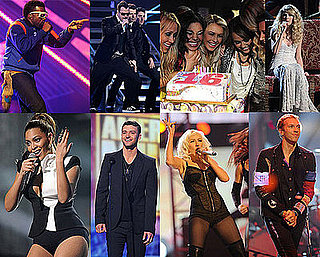 Photos of American Music Awards Backstage and Audience Including Rihanna, Justin Timberlake, Kanye West, The Jonas Brothers