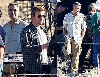 Photos of George Clooney on Set of Men Who Stare At Goats