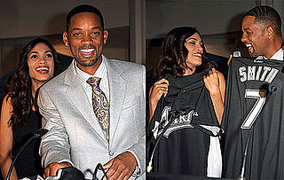 Photos of Will Smith and Rosario Dawson at the Marlins charity screening of Seven Pounds
