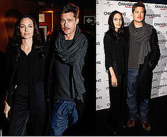 Photos of Brad Pitt and Angelina Jolie at Changeling Photo call in London