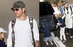 Photos of Ryan Phillippe, Abbie Cornish, Ava Phillippe, Deacon Phillippe at LAX After Thanksgiving