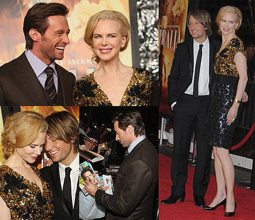 Photos of Nicole Kidman with Keith Urban and Hugh Jackman at NYC Premiere of Australia