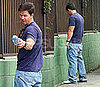 Photos of Mark Wahlberg Urinating On A Wall in LA