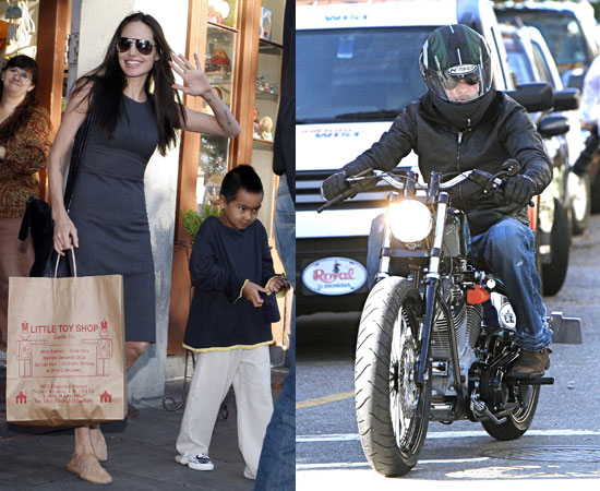 Angelina, Brad, Maddox