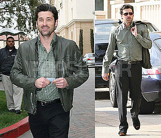 Photos of Patrick Dempsey Shopping at Barneys and Driving His Jaguar in Beverly Hills