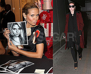 Photos of Heidi Klum Signing Autographs in NYC