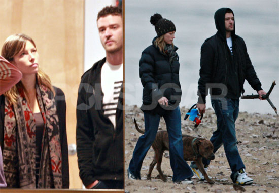 Justin Timberlake and Jessica Biel in Memphis