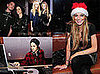Photos of Lindsay Lohan, Samantha Ronson, DJ AM, Dina Lohan at MySpace Holiday Party at Tenjune