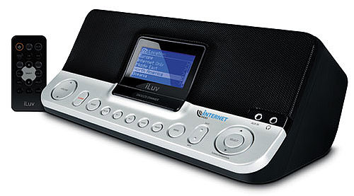 iLuv Internet Radio Alarm Clock: Sleek and Stylish