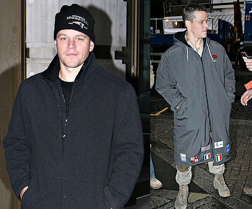 Photos of Matt Damon on the Set of Green Zone in London