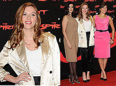 Photos of Scarlett Johansson, Eva Mendes, Paz Vega at a Photo Call For The Spirit in Madrid Photos of Scarlett Johansson, Eva Mendes, Paz Vega at a Photo Call For The Spirit in Madrid