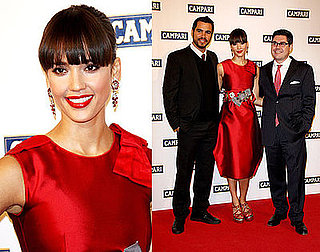 Photos of Jessica Alba and Cash Warren at Red Carpet For 2009 Campari Calendar