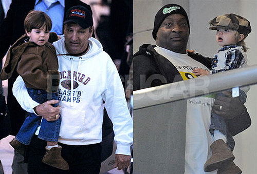 Photos of Jamie Spears With Jayden James Spears Federline and Sean Preston Spears Federline at Newark Airport