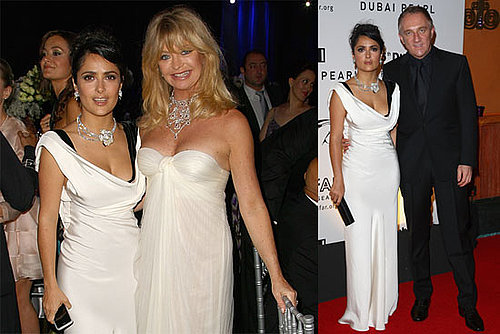 Photos of Salma Hayek and Francois-Henri Pinault at the 2nd Annual amfAR Cinema Against AIDS Dubai Gala