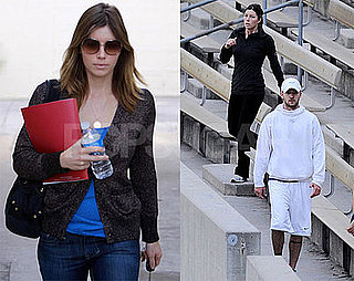 Photos of Justin Timberlake and Jessica Biel Working Out in LA