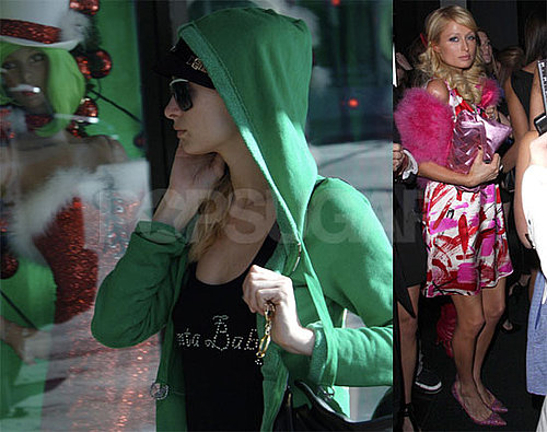 Paris Hilton Does Some Trashy Window Shopping