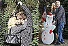 Photos of Heidi and Spencer Christmas Tree Shopping
