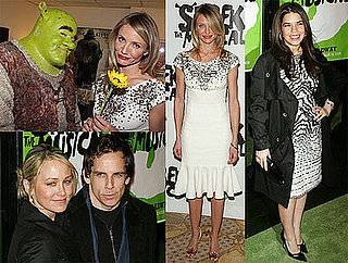 Photos of Cameron Diaz, America Ferrera, Ben Stiller, Michael Urie, Christine Taylor at the Premiere of Shrek the Musical
