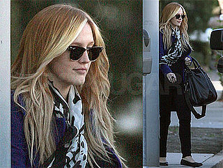 Photos of Ashlee Simpson Changing Hair Color at Salon