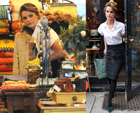 Keri Russell Shopping in NYC Without a Coat Keri Russell Shopping in NYC Without a Coat