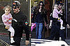 Photos of Christian Bale, Emmeline Bale, and Sibi Blazic