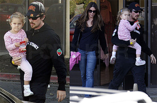 Photos of Christian Bale, Emmeline Bale, and Sibi Blazic