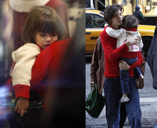 Katie and Suri at The Gap Katie and Suri at The Gap