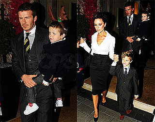 Beckham Boys Suit and Antler Up For Xmas Eve! 