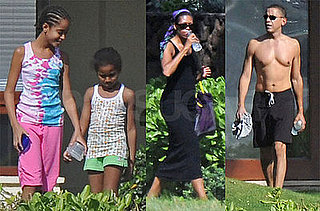 Photos of Obama Shirtless in Hawaii, Obamas On Vacation in Hawaii