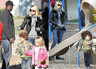Photos of Heidi Klum, Seal, Johan Samuel, Henry Samuel, Leni Klum at the Playground in LA