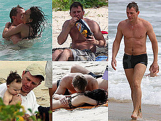 Photos of Daniel Craig Shirtless in St Barths with Satsuki Mitchell