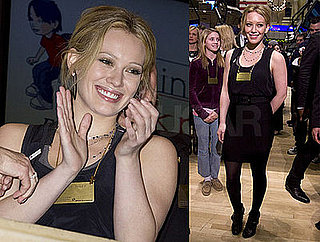Hilary Duff Goes to the New York Stock Exchange For Blessings in a Backpack