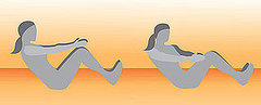 Ab Work: Seated Russian Twist Ab Work: Seated Russian Twist