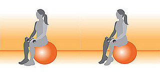 Exercise Ball Exercise for Calves