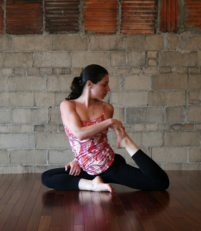 Yoga Pose of the Week:  Pigeon Twist