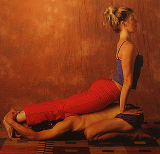 Partner Yoga Pose: Child Cobra
