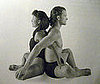 Partner Yoga Pose: Back-to-Back Butterfly 