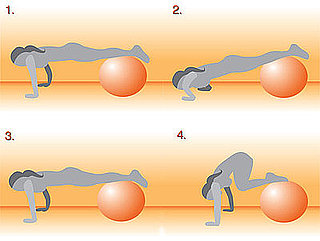 Exercise Ball Ab and Arm Workout