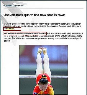 Scandal of the Ages: Documents Reveal Underage Chinese Gymnast