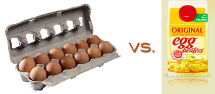 Eggs vs. Egg Beaters  