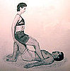 Partner Yoga Pose: Grounded Backbend