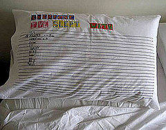 Love It or Leave It: People I've Slept With Pillowcase